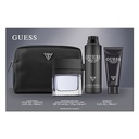 Guess Seductive Men/Homme Eau De Toilette 4 Piece Gift Set - Cologne Spray 3.4 Fl. Oz., Deodorizing Body Spray 6.0 Oz., Shower Gel 3.4 Fl. Oz., & Pouc